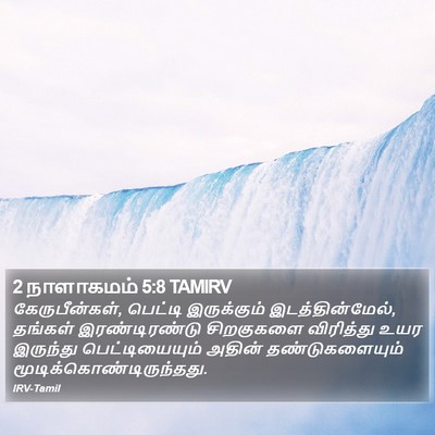 2 நாளாகமம் 5:8 TAMIRV Bible Verse Image