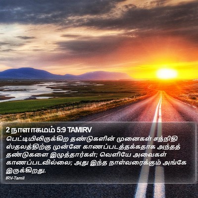 2 நாளாகமம் 5:9 TAMIRV Bible Verse Image