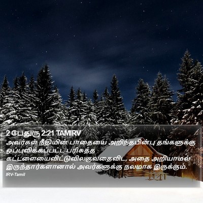2 பேதுரு 2:21 TAMIRV Bible Verse Image