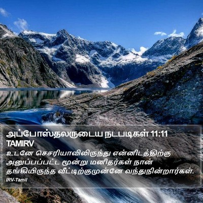 அப்போஸ்தலருடைய நடபடிகள் 11:11 TAMIRV Bible Verse Image