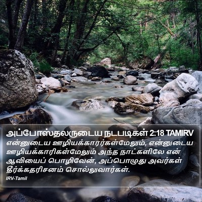 அப்போஸ்தலருடைய நடபடிகள் 2:18 TAMIRV Bible Verse Image