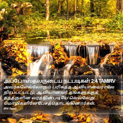 அப்போஸ்தலருடைய நடபடிகள் 2:4 TAMIRV Bible Verse Image