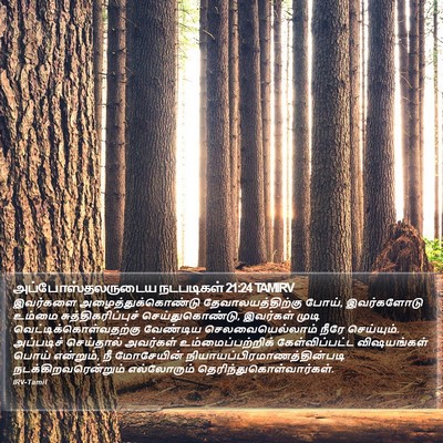 அப்போஸ்தலருடைய நடபடிகள் 21:24 TAMIRV Bible Verse Image