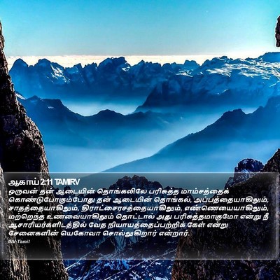 ஆகாய் 2:11 TAMIRV Bible Verse Image
