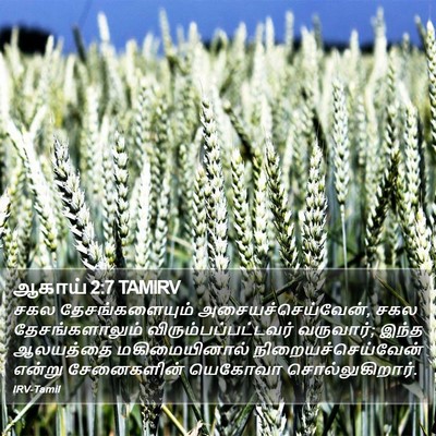 ஆகாய் 2:7 TAMIRV Bible Verse Image