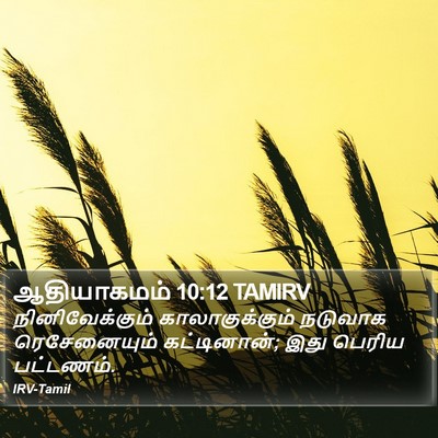ஆதியாகமம் 10:12 TAMIRV Bible Verse Image