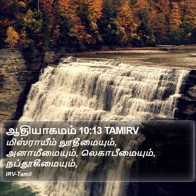 ஆதியாகமம் 10:13 TAMIRV Bible Verse Image