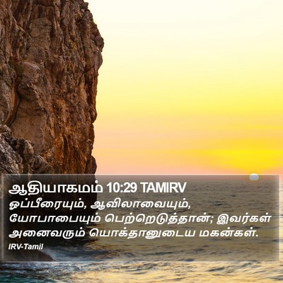 ஆதியாகமம் 10:29 TAMIRV Bible Verse Image