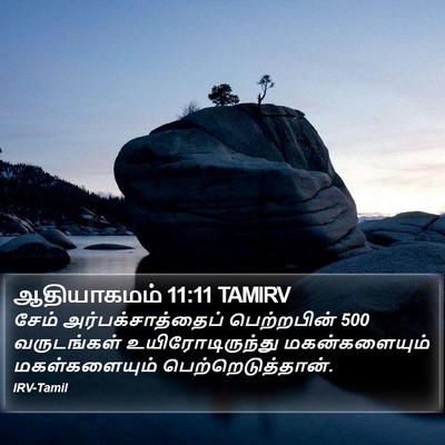 ஆதியாகமம் 11:11 TAMIRV Bible Verse Image