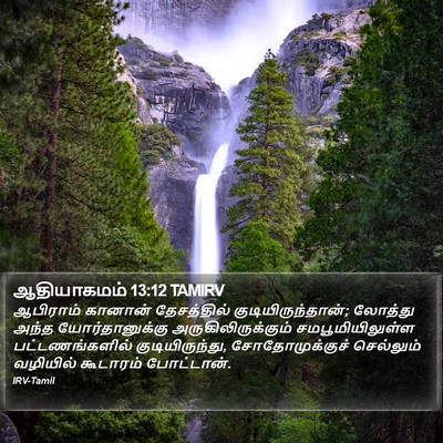 ஆதியாகமம் 13:12 TAMIRV Bible Verse Image