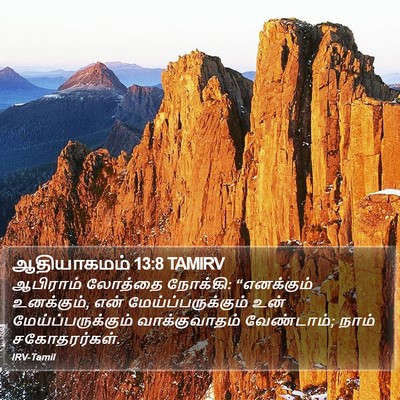 ஆதியாகமம் 13:8 TAMIRV Bible Verse Image