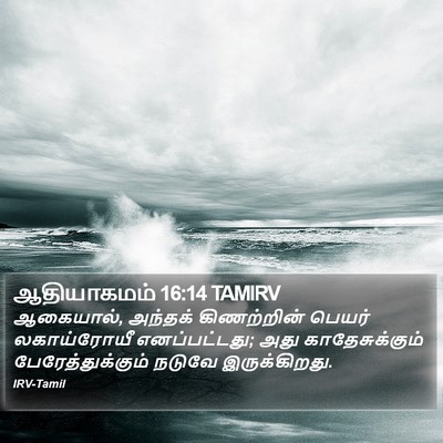 ஆதியாகமம் 16:14 TAMIRV Bible Verse Image