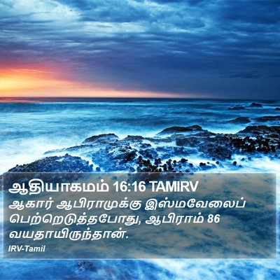 ஆதியாகமம் 16:16 TAMIRV Bible Verse Image