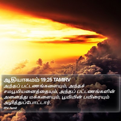 ஆதியாகமம் 19:25 TAMIRV Bible Verse Image