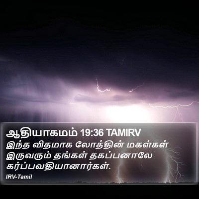 ஆதியாகமம் 19:36 TAMIRV Bible Verse Image