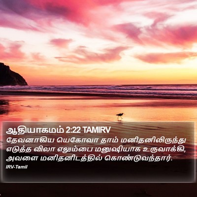 ஆதியாகமம் 2:22 TAMIRV Bible Verse Image