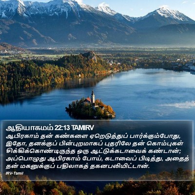 ஆதியாகமம் 22:13 TAMIRV Bible Verse Image