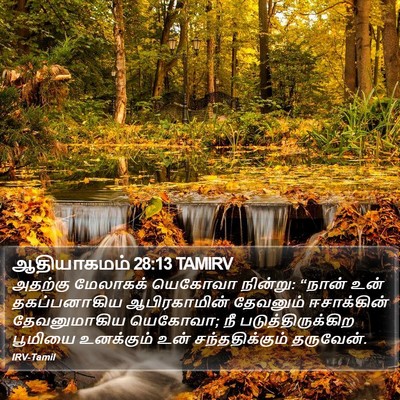 ஆதியாகமம் 28:13 TAMIRV Bible Verse Image