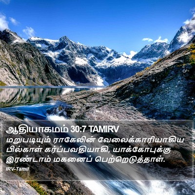 ஆதியாகமம் 30:7 TAMIRV Bible Verse Image