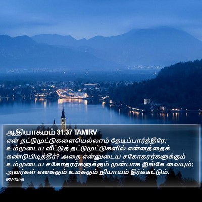 ஆதியாகமம் 31:37 TAMIRV Bible Verse Image