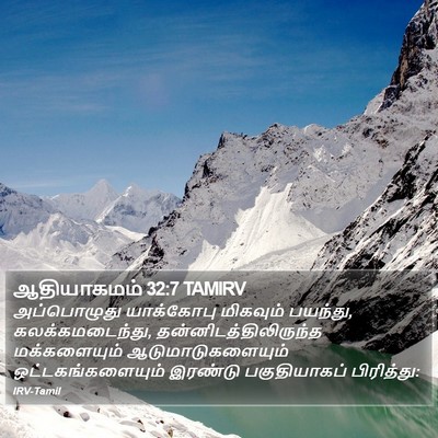 ஆதியாகமம் 32:7 TAMIRV Bible Verse Image