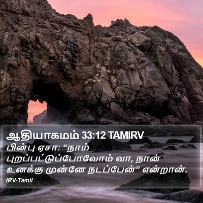 ஆதியாகமம் 33:12 TAMIRV Bible Verse Image