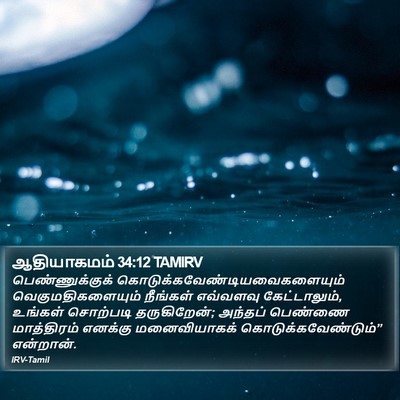 ஆதியாகமம் 34:12 TAMIRV Bible Verse Image