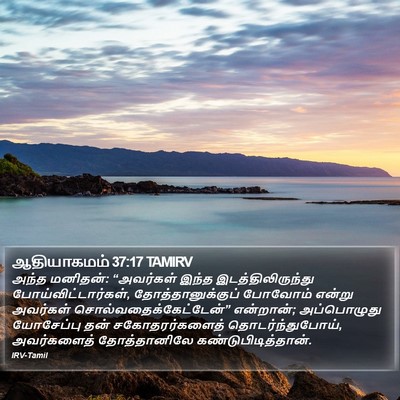 ஆதியாகமம் 37:17 TAMIRV Bible Verse Image