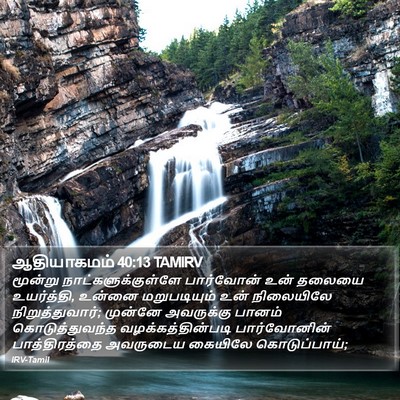 ஆதியாகமம் 40:13 TAMIRV Bible Verse Image