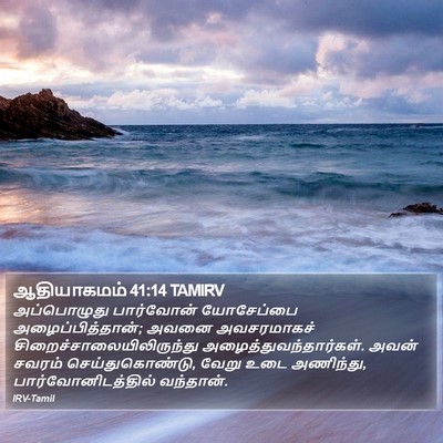 ஆதியாகமம் 41:14 TAMIRV Bible Verse Image