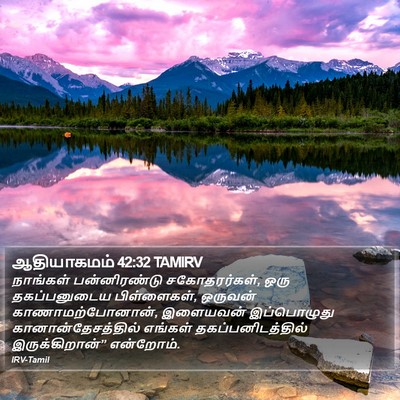 ஆதியாகமம் 42:32 TAMIRV Bible Verse Image