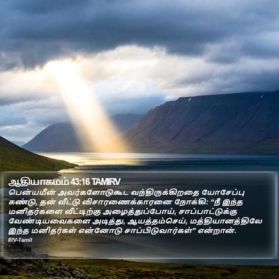 ஆதியாகமம் 43:16 TAMIRV Bible Verse Image