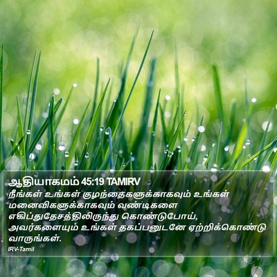 ஆதியாகமம் 45:19 TAMIRV Bible Verse Image