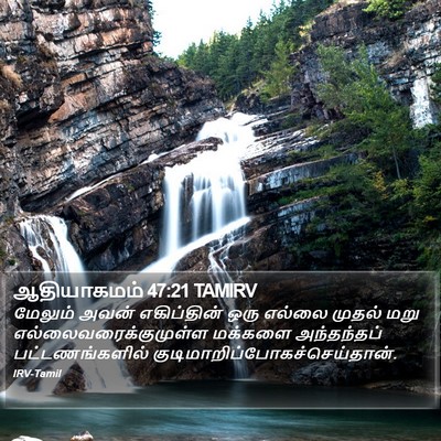 ஆதியாகமம் 47:21 TAMIRV Bible Verse Image