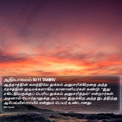 ஆதியாகமம் 50:11 TAMIRV Bible Verse Image