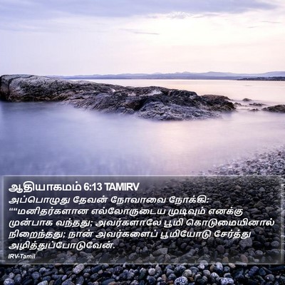 ஆதியாகமம் 6:13 TAMIRV Bible Verse Image