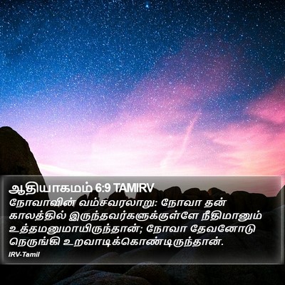 ஆதியாகமம் 6:9 TAMIRV Bible Verse Image
