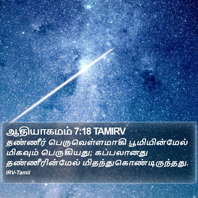 ஆதியாகமம் 7:18 TAMIRV Bible Verse Image