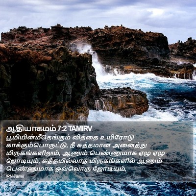 ஆதியாகமம் 7:2 TAMIRV Bible Verse Image