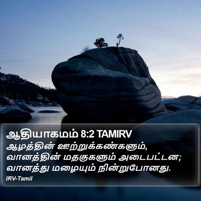 ஆதியாகமம் 8:2 TAMIRV Bible Verse Image