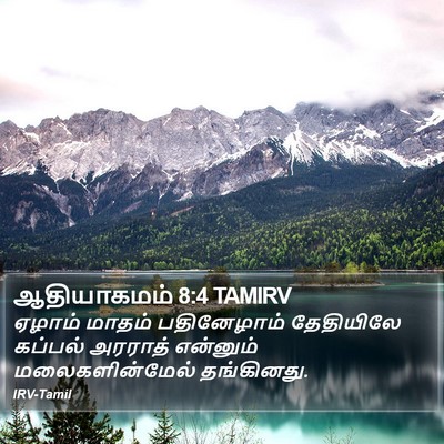 ஆதியாகமம் 8:4 TAMIRV Bible Verse Image
