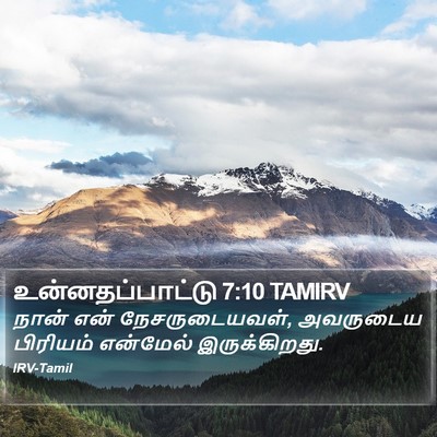 உன்னதப்பாட்டு 7:10 TAMIRV Bible Verse Image