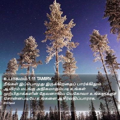 உபாகமம் 1:11 TAMIRV Bible Verse Image
