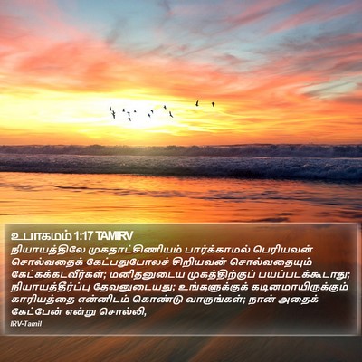 உபாகமம் 1:17 TAMIRV Bible Verse Image