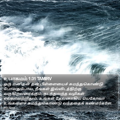 உபாகமம் 1:31 TAMIRV Bible Verse Image