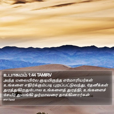 உபாகமம் 1:44 TAMIRV Bible Verse Image