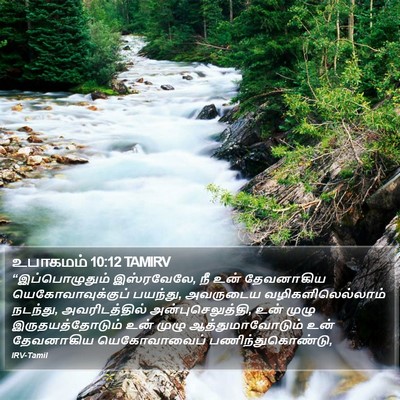 உபாகமம் 10:12 TAMIRV Bible Verse Image