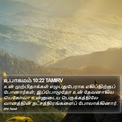 உபாகமம் 10:22 TAMIRV Bible Verse Image
