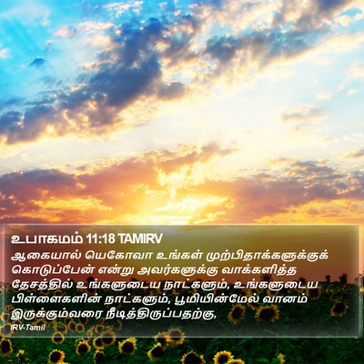 உபாகமம் 11:18 TAMIRV Bible Verse Image