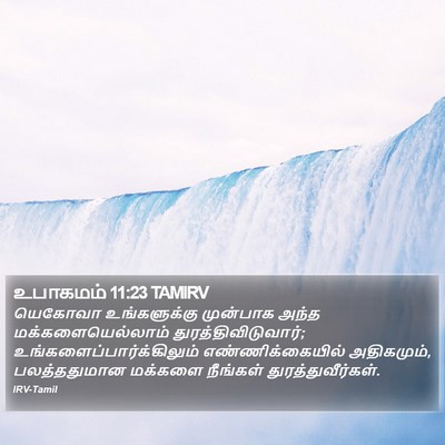 உபாகமம் 11:23 TAMIRV Bible Verse Image